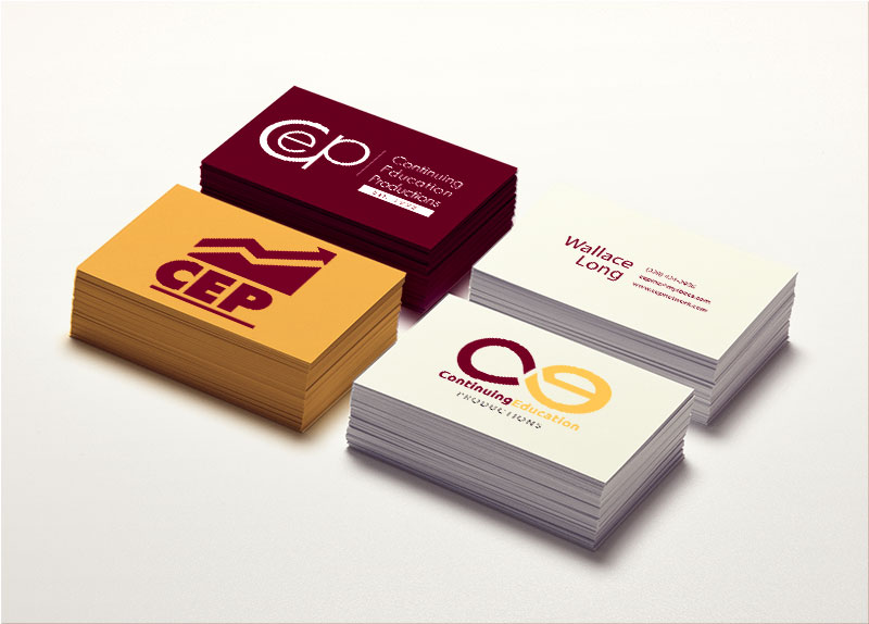 CEP business card mockup